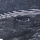 CHANEL Hand Bag Patent Leather Black Silver CC Auth mr2603A-10
