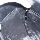 CHANEL Hand Bag Patent Leather Black Silver CC Auth mr2603A-18
