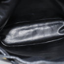 CHANEL Shoulder Bag Leather 2way Black Gold CC Auth mr2604V-10