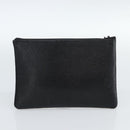 CHANEL Shoulder Bag Leather 2way Black Gold CC Auth mr2604V-22