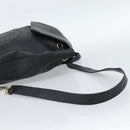 CHANEL Shoulder Bag Leather 2way Black Gold CC Auth mr2604V-9