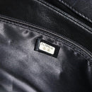 CHANEL Matelasse Shoulder Bag Leather Black Gold CC Auth mr2606V-22