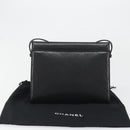 CHANEL Matelasse Shoulder Bag Leather Black Gold CC Auth mr2606V-24