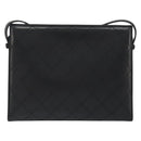 CHANEL Matelasse Shoulder Bag Leather Black Gold CC Auth mr2606V-3