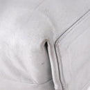 CHANEL Cococoon Tote Bag Leather Silver CC Auth mr2607-15