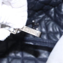CHANEL Cococoon Tote Bag Leather Silver CC Auth mr2607-11