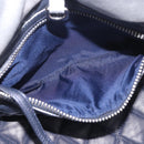 CHANEL Cococoon Tote Bag Leather Silver CC Auth mr2607-21