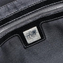 FENDI Hand Bag Suede Black Silver Auth mr2611A-19