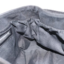 FENDI Hand Bag Suede Black Silver Auth mr2611A-20