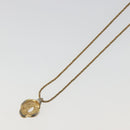 Christian Dior Necklace metal Gold Auth mr2612-10