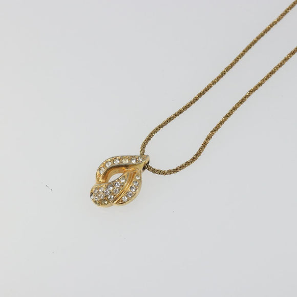 Christian Dior Necklace metal Gold Auth mr2612