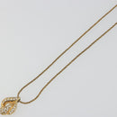 Christian Dior Necklace metal Gold Auth mr2612-4