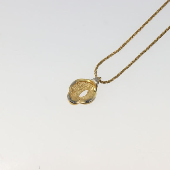 Christian Dior Necklace metal Gold Auth mr2612
