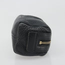 GUCCI Soho GG Pouch Leather Black Gold 308634 Auth mr2614-3