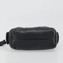GUCCI Soho GG Pouch Leather Black Gold 308634 Auth mr2614-6