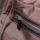 FENDI Zucca Canvas Hand Bag Black Brown Auth mr2615A-21