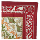 HERMES Carre 90 Scarf Silk Red Auth mr2616-4