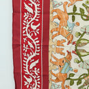 HERMES Carre 90 Scarf Silk Red Auth mr2616-5