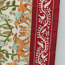 HERMES Carre 90 Scarf Silk Red Auth mr2616-7