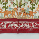 HERMES Carre 90 Scarf Silk Red Auth mr2616-9