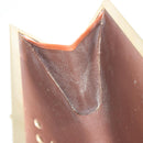 Christian Dior Clutch Bag Leather Brown gold Auth mr2617A-12