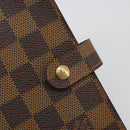LOUIS VUITTON Damier Ebene Agenda PM Day Planner Cover R20700 LV Auth mr2618-17