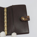 LOUIS VUITTON Damier Ebene Agenda PM Day Planner Cover R20700 LV Auth mr2618-18