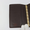 LOUIS VUITTON Damier Ebene Agenda PM Day Planner Cover R20700 LV Auth mr2618-19