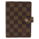 LOUIS VUITTON Damier Ebene Agenda PM Day Planner Cover R20700 LV Auth mr2618-13