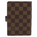 LOUIS VUITTON Damier Ebene Agenda PM Day Planner Cover R20700 LV Auth mr2618-2
