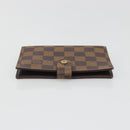 LOUIS VUITTON Damier Ebene Agenda PM Day Planner Cover R20700 LV Auth mr2618-3