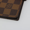 LOUIS VUITTON Damier Ebene Agenda PM Day Planner Cover R20700 LV Auth mr2618-7