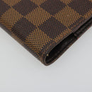 LOUIS VUITTON Damier Ebene Agenda PM Day Planner Cover R20700 LV Auth mr2618-14