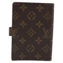 LOUIS VUITTON Monogram Agenda PM Day Planner Cover R20005 LV Auth mr2619A-2