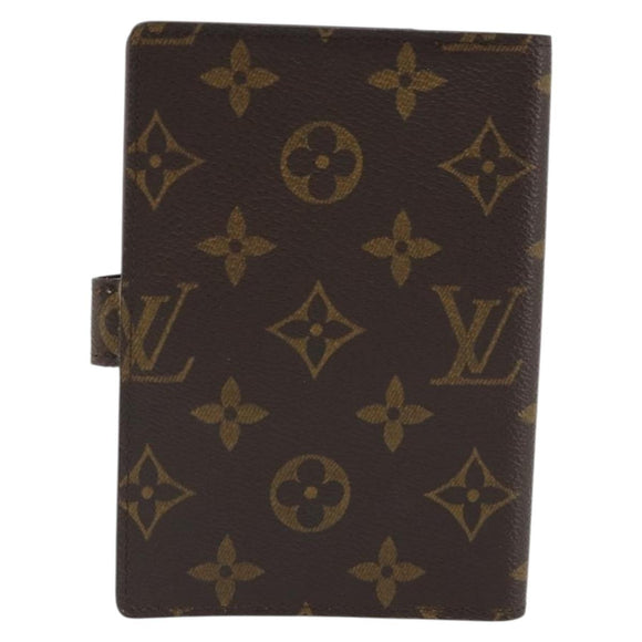 LOUIS VUITTON Monogram Agenda PM Day Planner Cover R20005 LV Auth mr2619A