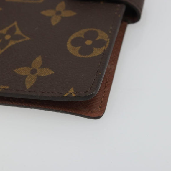 LOUIS VUITTON Monogram Agenda PM Day Planner Cover R20005 LV Auth mr2619A