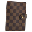 LOUIS VUITTON Damier Ebene Agenda PM Day Planner Cover R20700 LV Auth mr2623-1