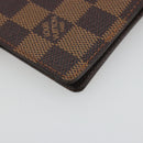 LOUIS VUITTON Damier Ebene Agenda PM Day Planner Cover R20700 LV Auth mr2623-11