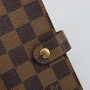 LOUIS VUITTON Damier Ebene Agenda PM Day Planner Cover R20700 LV Auth mr2623-12
