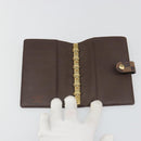 LOUIS VUITTON Damier Ebene Agenda PM Day Planner Cover R20700 LV Auth mr2623-13