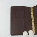LOUIS VUITTON Damier Ebene Agenda PM Day Planner Cover R20700 LV Auth mr2623-15