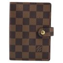 LOUIS VUITTON Damier Ebene Agenda PM Day Planner Cover R20700 LV Auth mr2623-2
