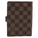 LOUIS VUITTON Damier Ebene Agenda PM Day Planner Cover R20700 LV Auth mr2623-3