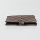 LOUIS VUITTON Damier Ebene Agenda PM Day Planner Cover R20700 LV Auth mr2623-4