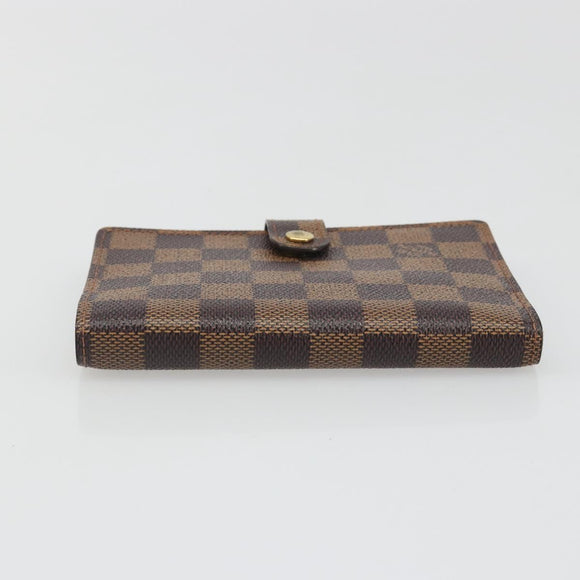 LOUIS VUITTON Damier Ebene Agenda PM Day Planner Cover R20700 LV Auth mr2623