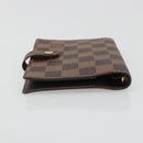 LOUIS VUITTON Damier Ebene Agenda PM Day Planner Cover R20700 LV Auth mr2623-6