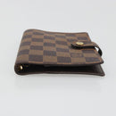 LOUIS VUITTON Damier Ebene Agenda PM Day Planner Cover R20700 LV Auth mr2623-7