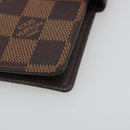 LOUIS VUITTON Damier Ebene Agenda PM Day Planner Cover R20700 LV Auth mr2623-8
