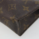 LOUIS VUITTON Monogram Poche Toilette 15 Pouch M47546 LV Auth mr2625-15