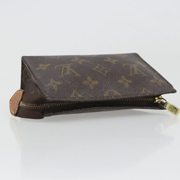 LOUIS VUITTON Monogram Poche Toilette 15 Pouch M47546 LV Auth mr2625